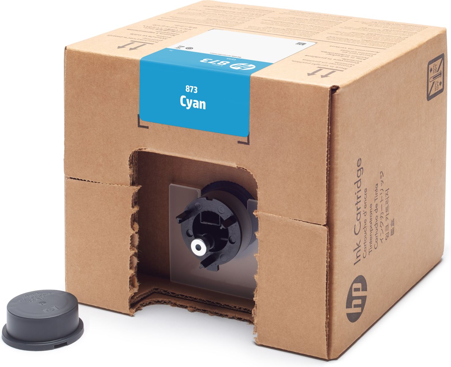 HP 873 3-LITER CYAN LATEX INK CARTRIDGE