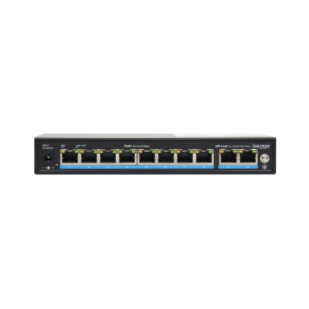 SWITCH POE+ VULTECH SECURITY 8 PORTE