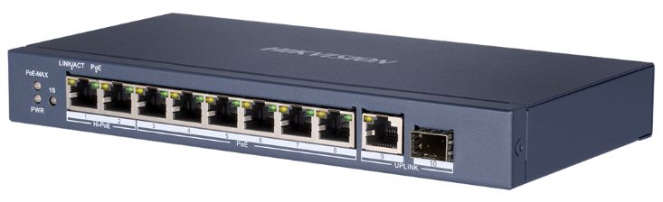 SWITCH GIGABIT HI-POE METALLICO + UPLINK SFP