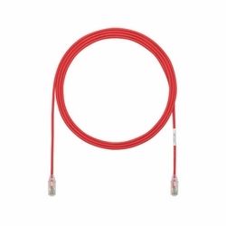 PATCH CORD CAT.6 UTP 28AWG CM/LSZH RED mt.10