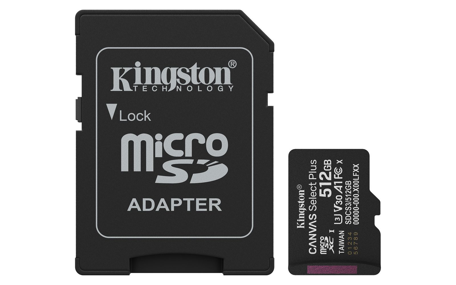 512GB MICROSDXC CANVAS SELECT PLUS 150MB/S A1+ADP