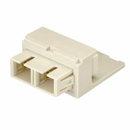 Module Mini-Com Blue SC SM Duplex Electric Ivory