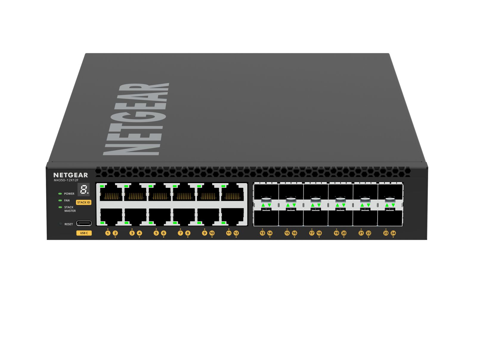 12X10G/MULTI-GIG E 12XSFP+ (XSM4324)SWITCH MANAGED