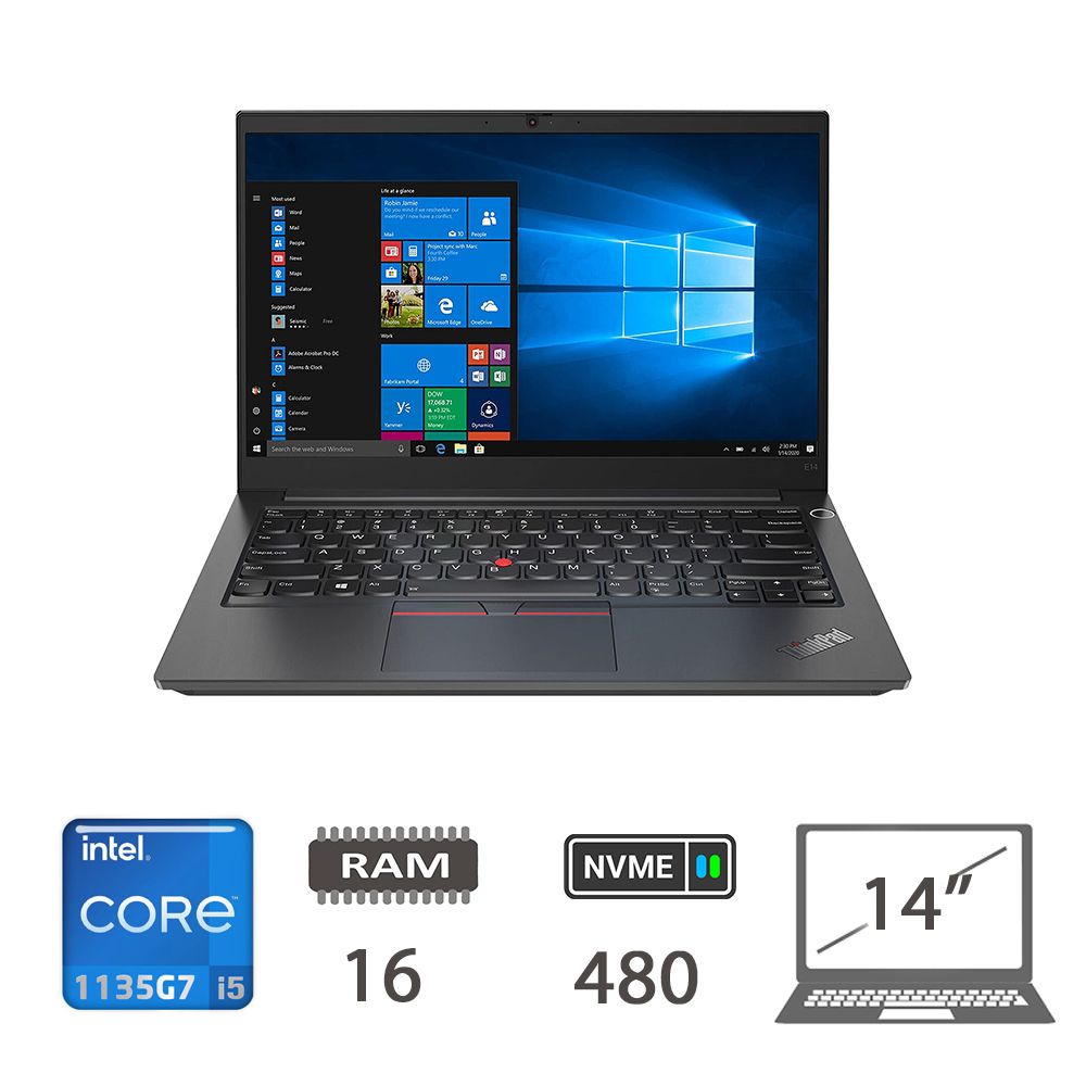 LENOVO E14 GEN2 I5-1135G7/16/NVME512/14/W11P/2Y