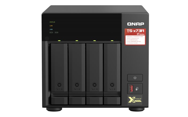 QNAP NAS 4 BAIE AMD V1500B QC 2.2GHZ 8GB DDR4