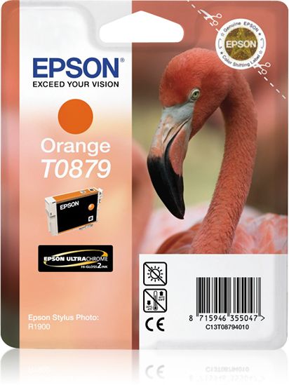 CARTUCCIA T0879 SERIE FENICOTTERO ARANCIO 11,4ML