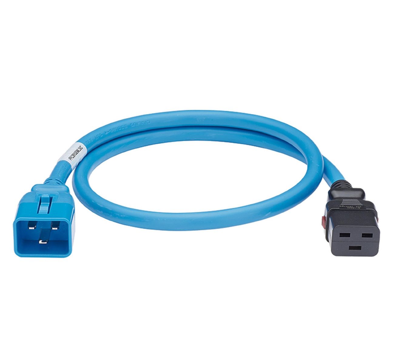 Power Cord IEC C20/IEC C19 (0.6m) (10 pz.) BLUE