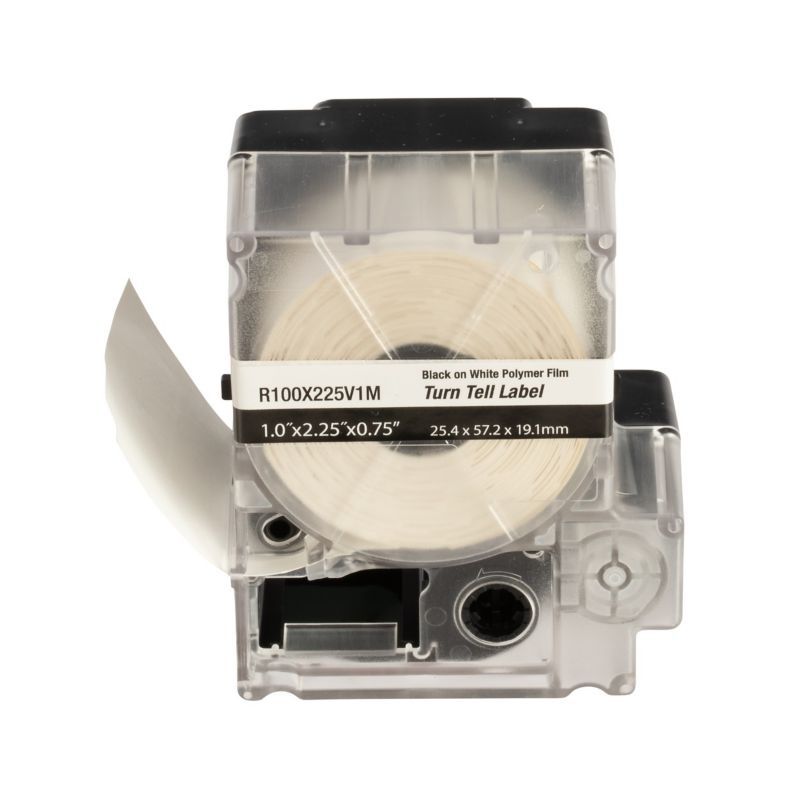 MP Printer Turn-Tell Label Vinyl White 25,4x57,2