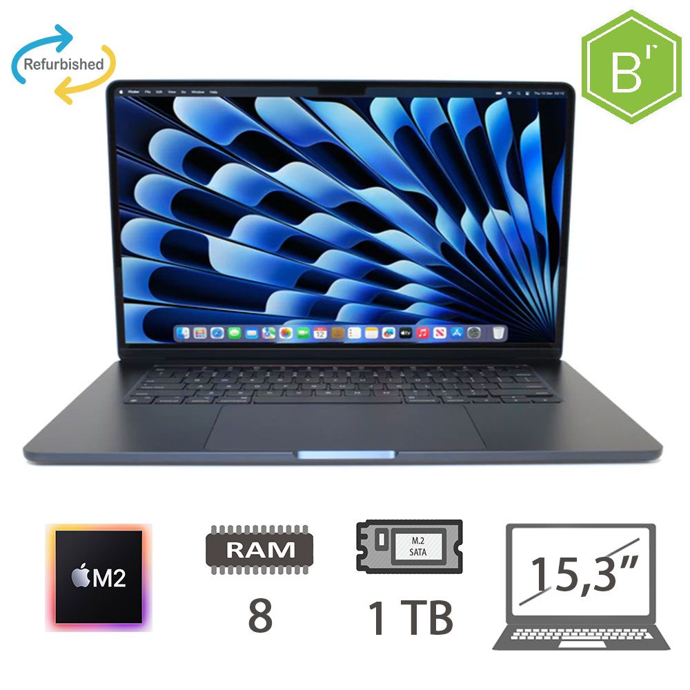 MBA 15,3 (2023)M2-8C CPU/8/1TB/10C GPU/MDN/2Y - B