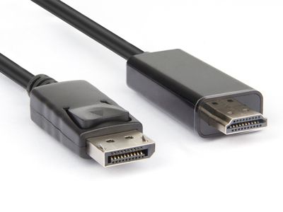 CAVO MONITOR VIDEO DP DISPLAYPORT M A HDMI M 180CM