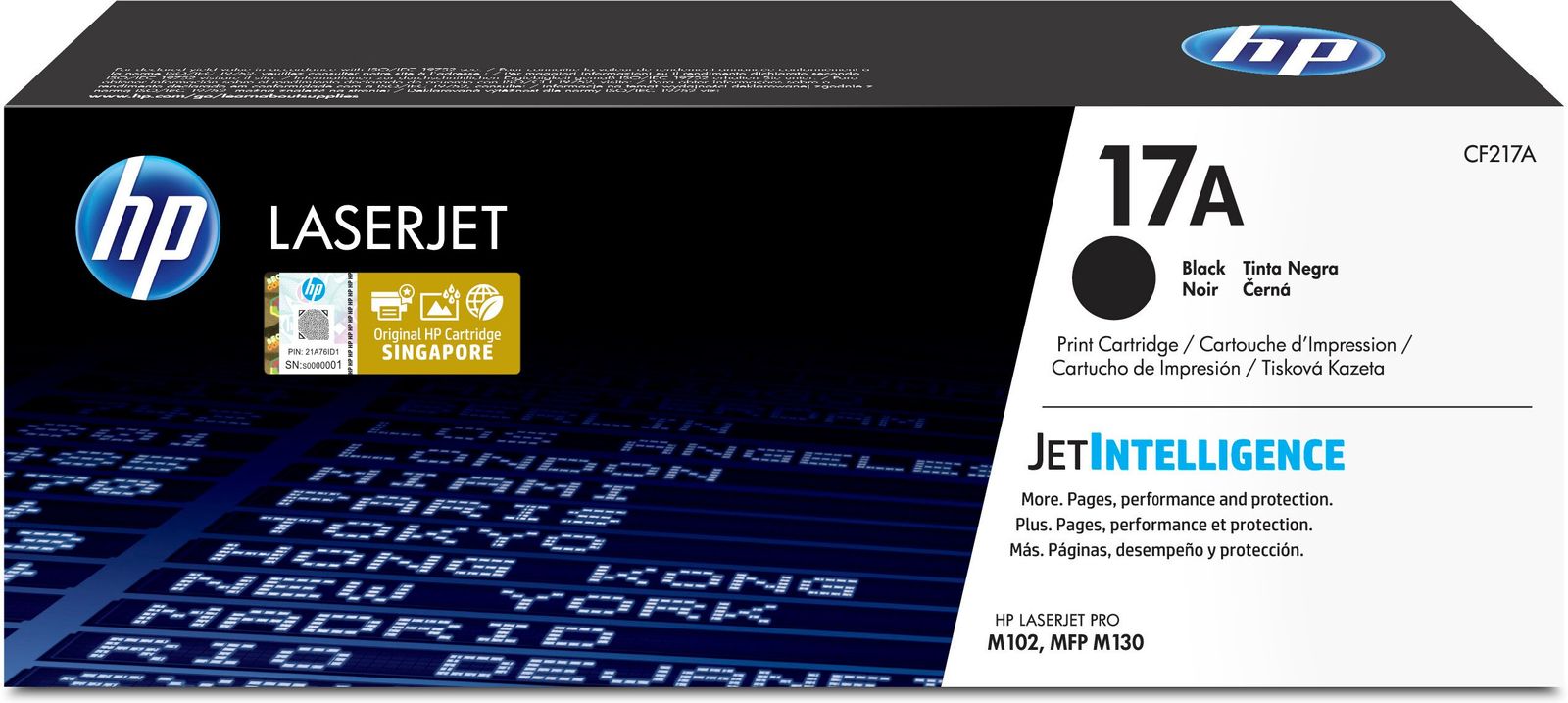 HP 17A BLACK LASERJET TONER CARTRIDGE