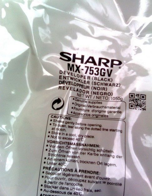 (MX-753GV) DEVELOPER SHARP (300K PAG.) - PER MX-M