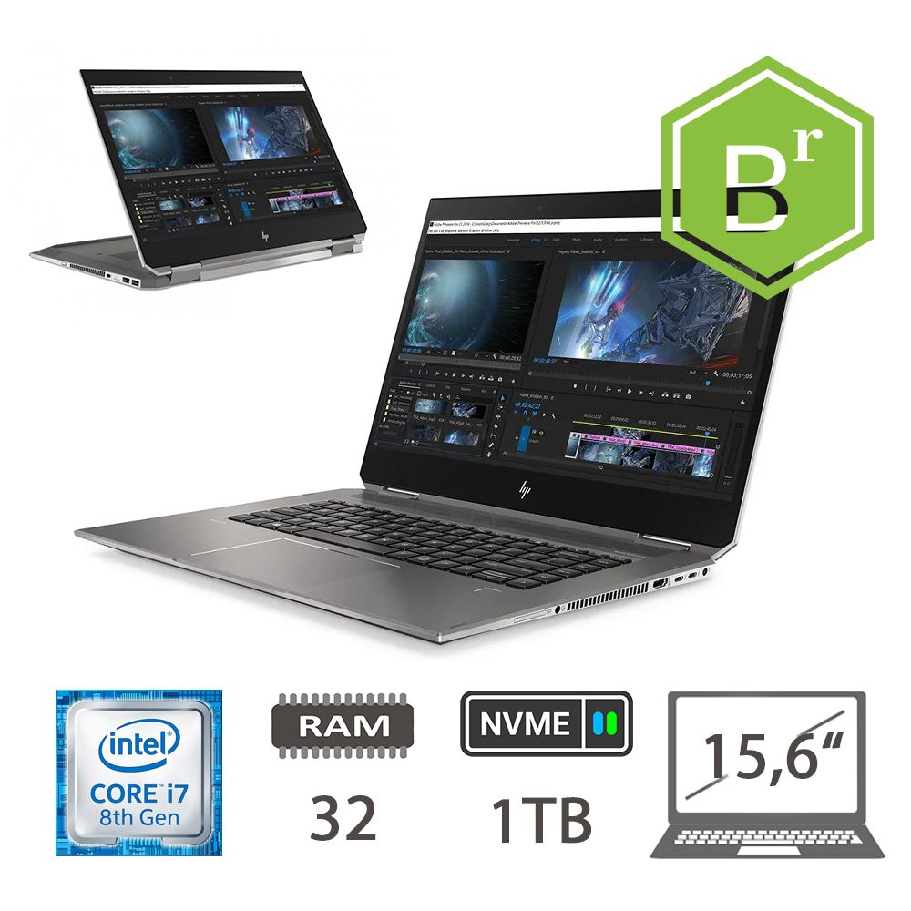 HP ZBOOK STUDIO X360 G5 I7-8850H/32/NVME1TB/W11P B