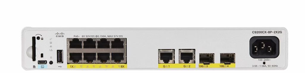 CATALYST 9000 COMPACT SWITCH 8 PORT POE+, 240W, ES