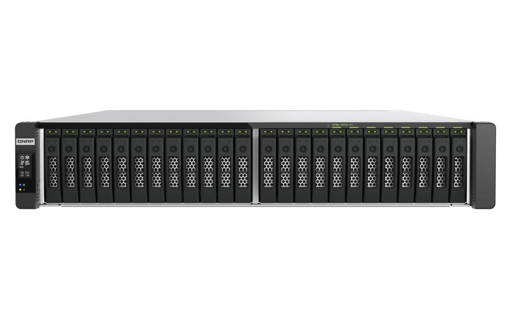 QNAP 24bay all-flash U.2,x2 CPU 4309Y 8C/16T 64GB
