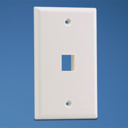 NetKey Faceplate accepts 1 keystone module White