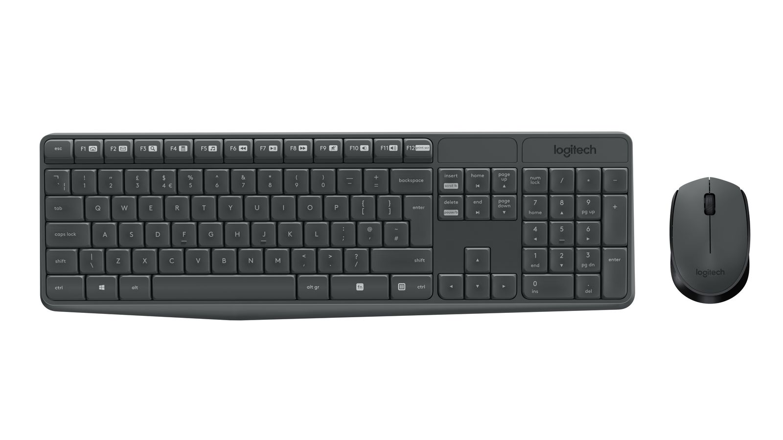 LOGITECH MK235 WIRELESS COMBO-ITA-GREY