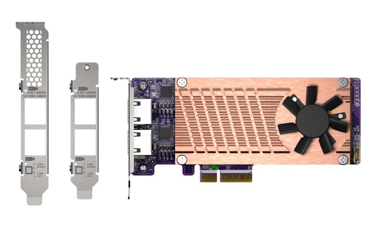 QM2 2X PCIE 2280 M.2, 2X 2.5GB RJ45, PCIE GEN3 X 4