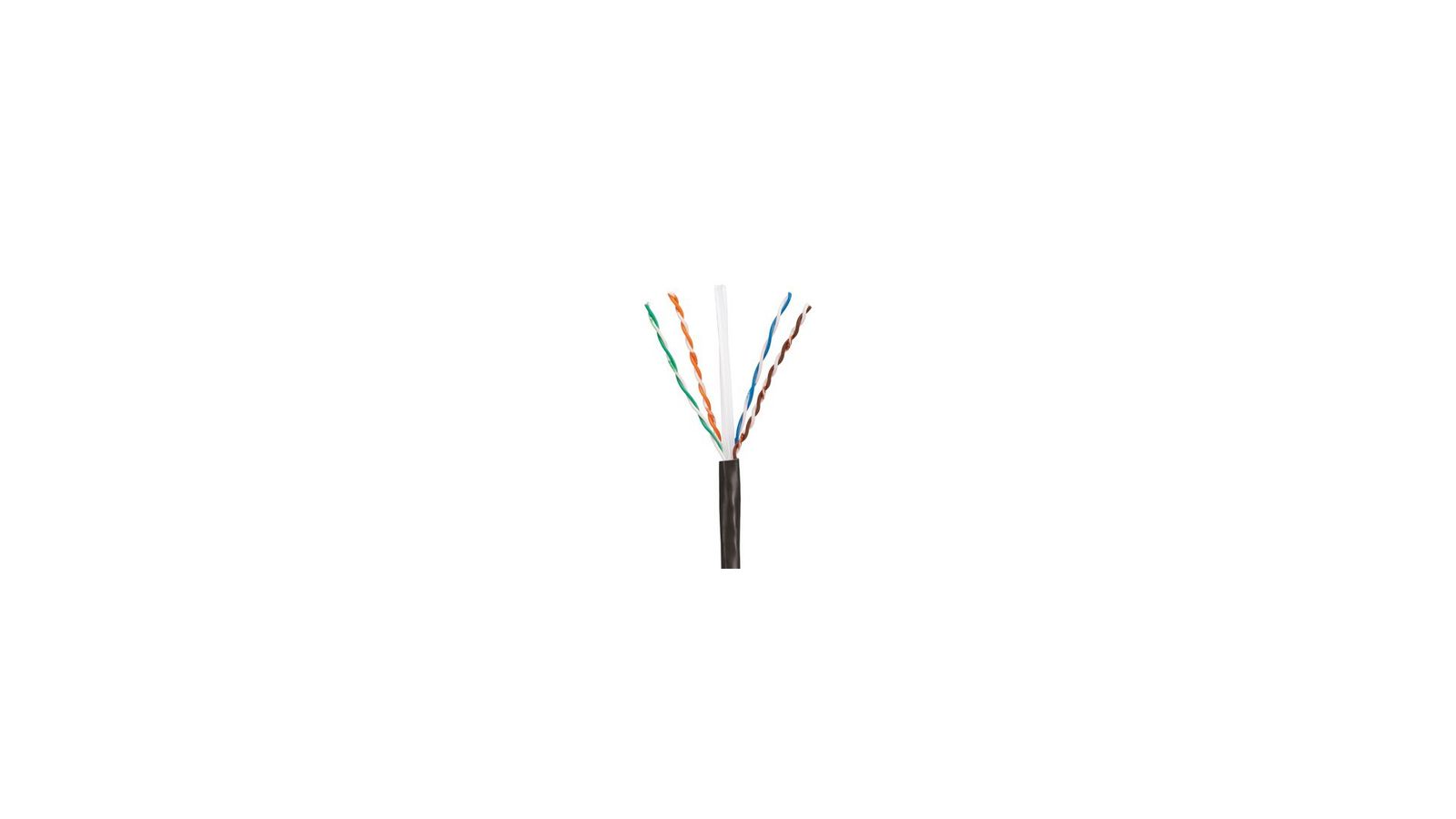 Cavo Cat.6 UTP 23AWG OUTDOOR guaina PE Nero(m.305)