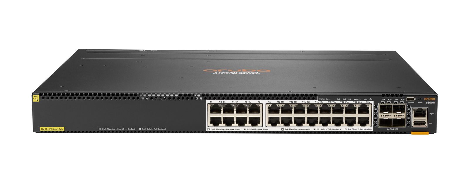 ARUBA 6300M 24SR5 CL6 POE 4SFP56 SWCH