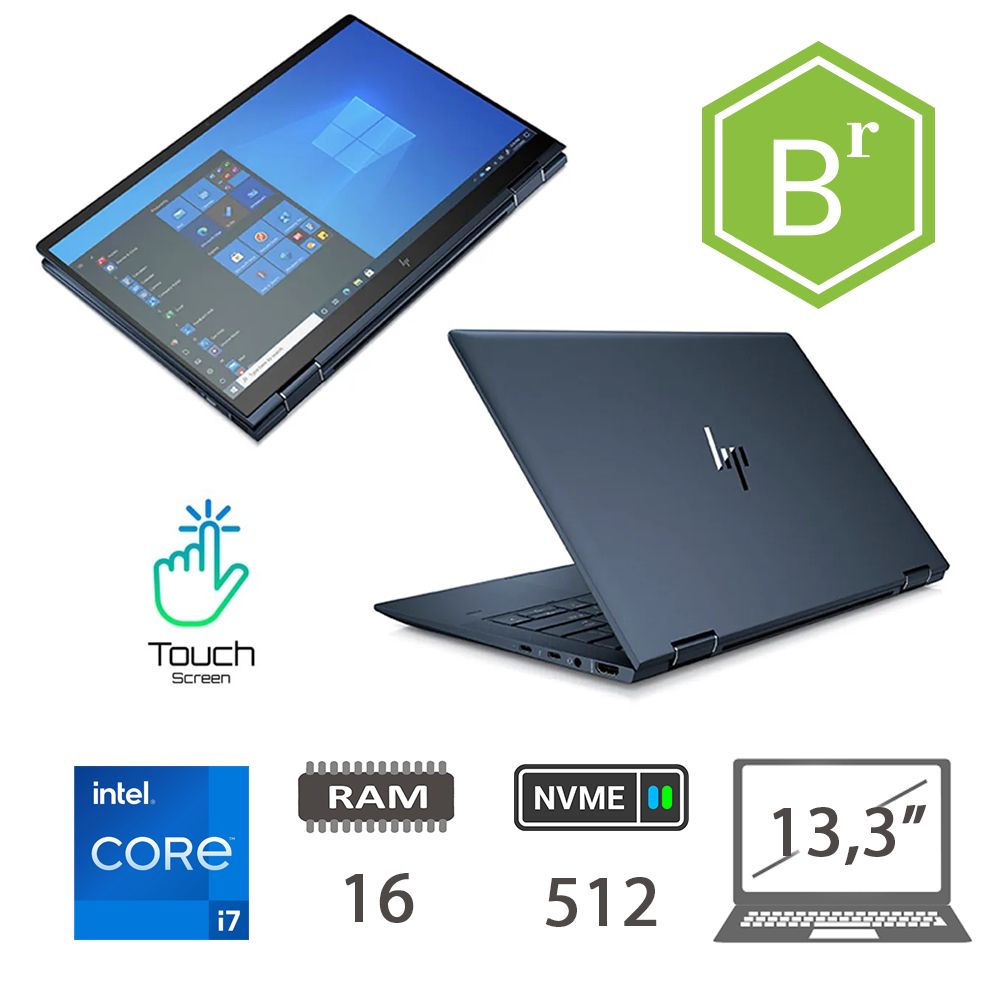 HP DRAGONFLY G2 TS I7-1165G7/16/NVME512/W11P/2Y B