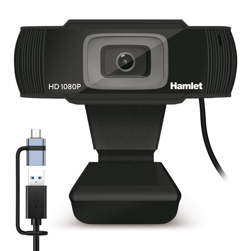WEBCAM 1080P FULL HD - USB-A + USB-C