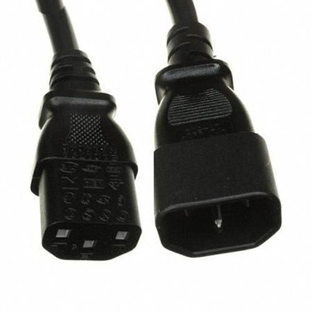POWER CORD C13 TO C14 RECESSED RECEPTACLE 10A
