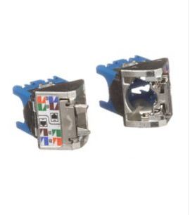 Cat.6A Left/Right 45 Degree Wire Cap Shielded