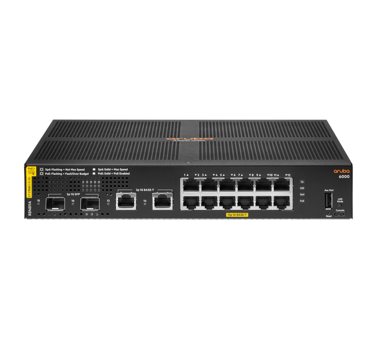 ARUBA 6000 12G CL4 POE 2SFP 139W SWCH