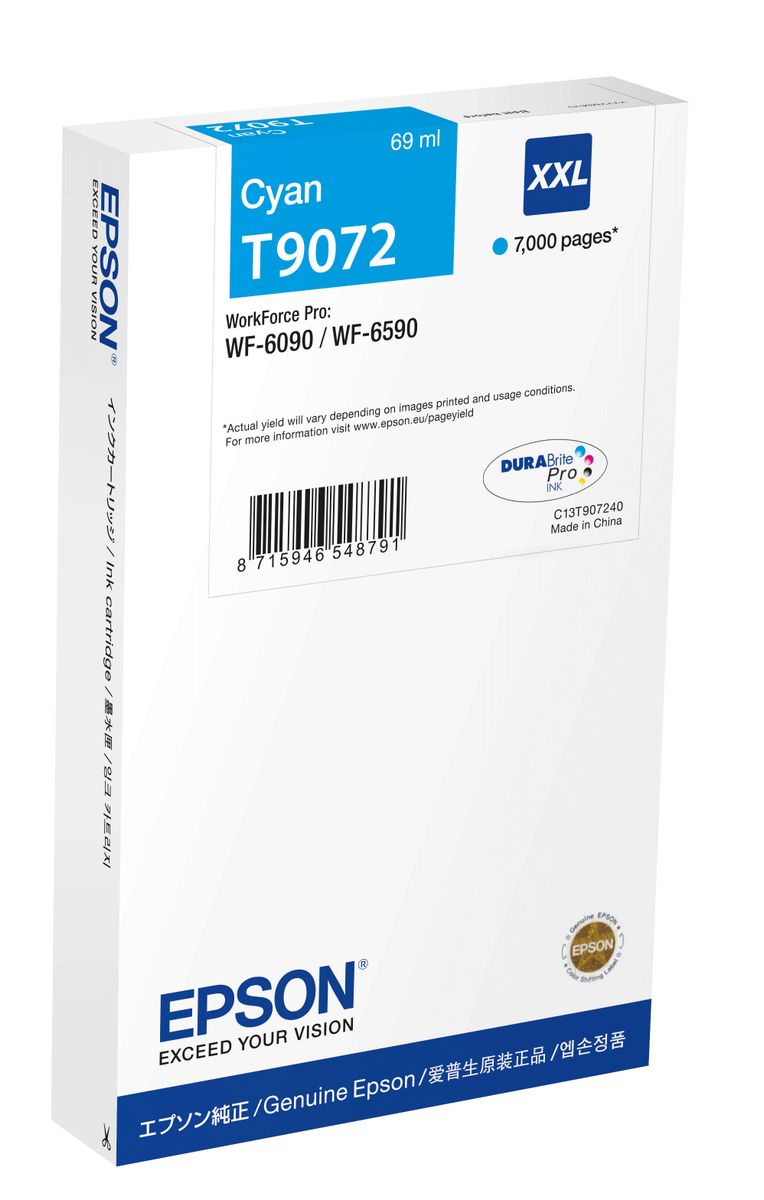WF-6XXX INK CARTRIDGE CYAN XXL