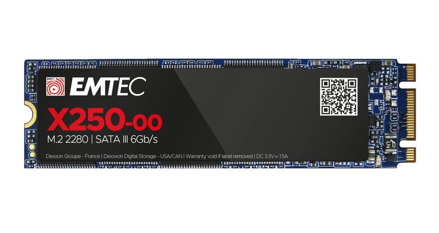 EMTEC X250 SSD M2 SATA III 6GBS 2TB 3D NAND