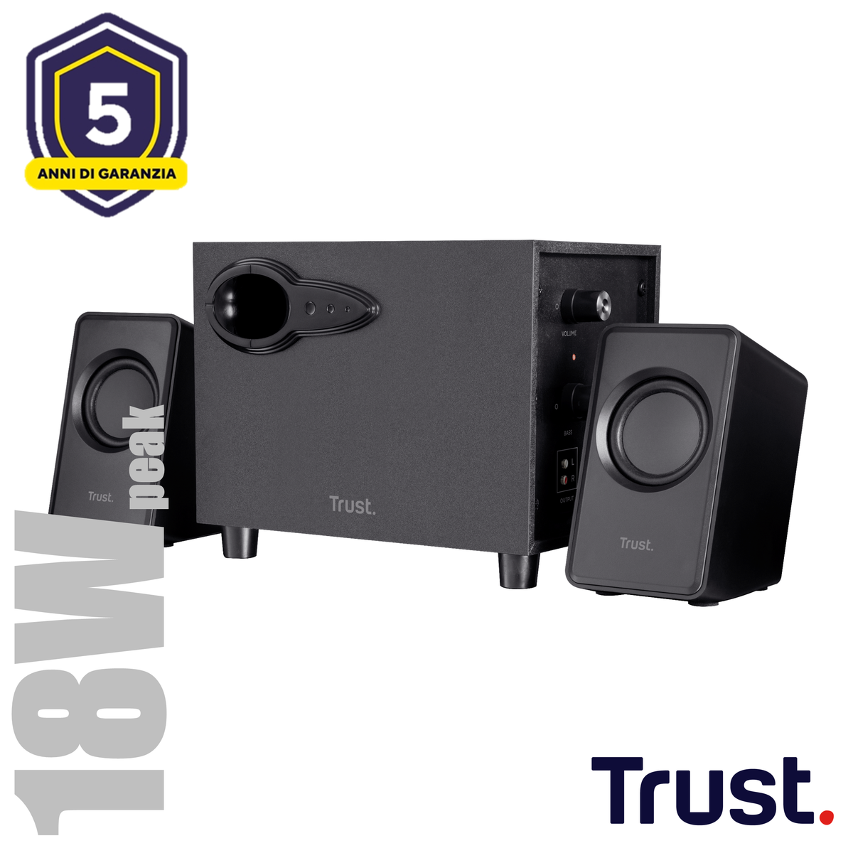 AVORA 2.1 SUBWOOFER SPEAKER SET