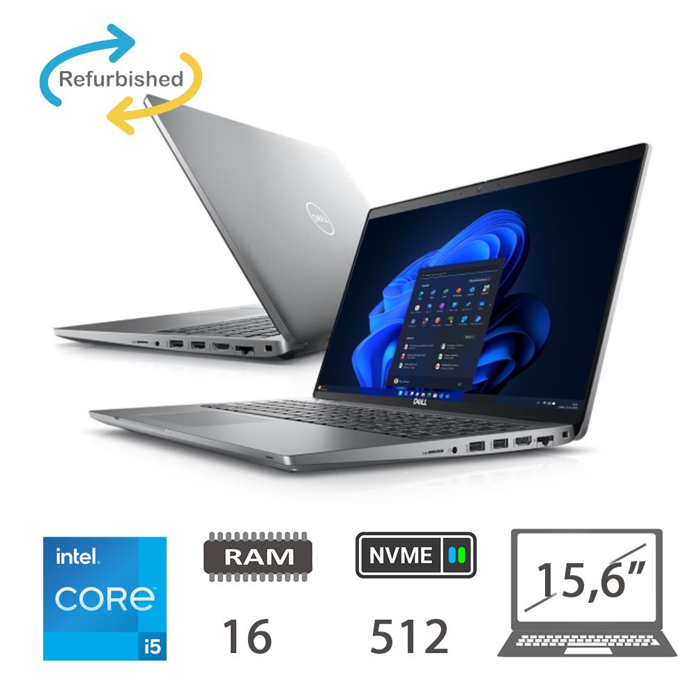 DELL 5530 - I5-1235U/16/NVME512/15,6/W11P/2Y