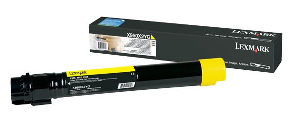 TONER LEXMARK GIALLO PER XS950DE DA 22K BSD