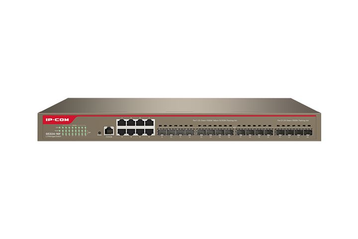 SWITCH MANAGED L3, 16 PORT SFP 1G + 8 PORT G