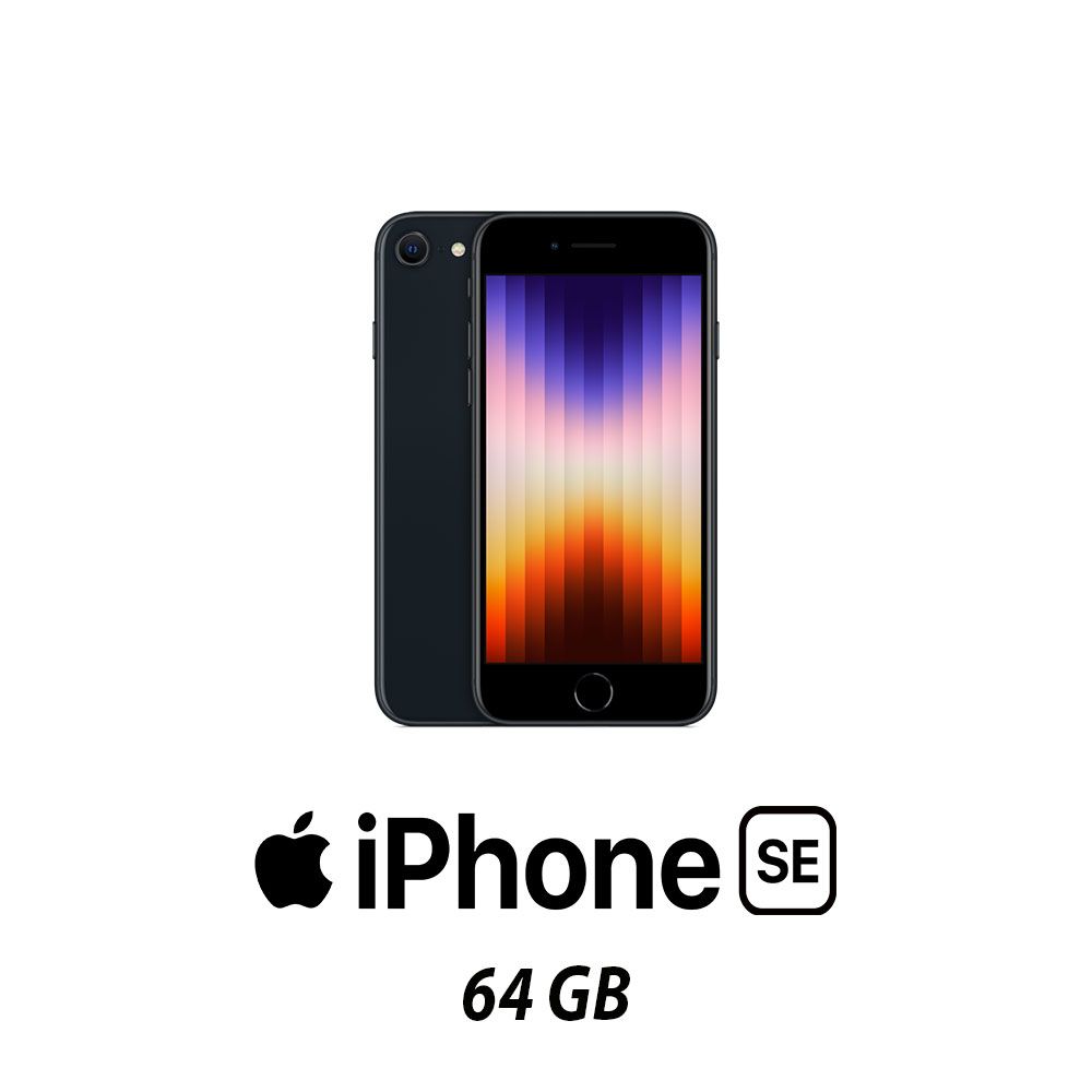 IPHONE SE (2022) 64GB MIDNIGHT/2Y