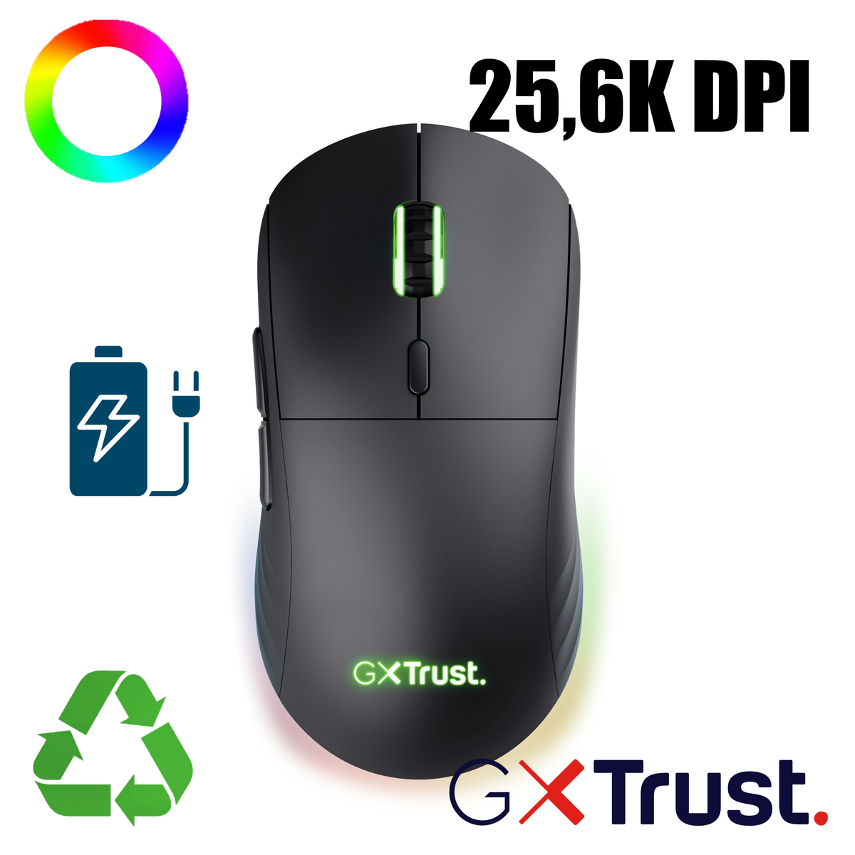 GXT927 REDEX+ HIGH PERF WRLS MOUSE