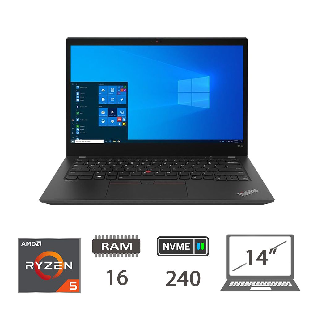 LENOVO T14S AMD RYZEN 5 4650U/16/NVME240/W10P/2Y