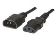 POWER CORD VDE C13/C14 M mt.3 Nero