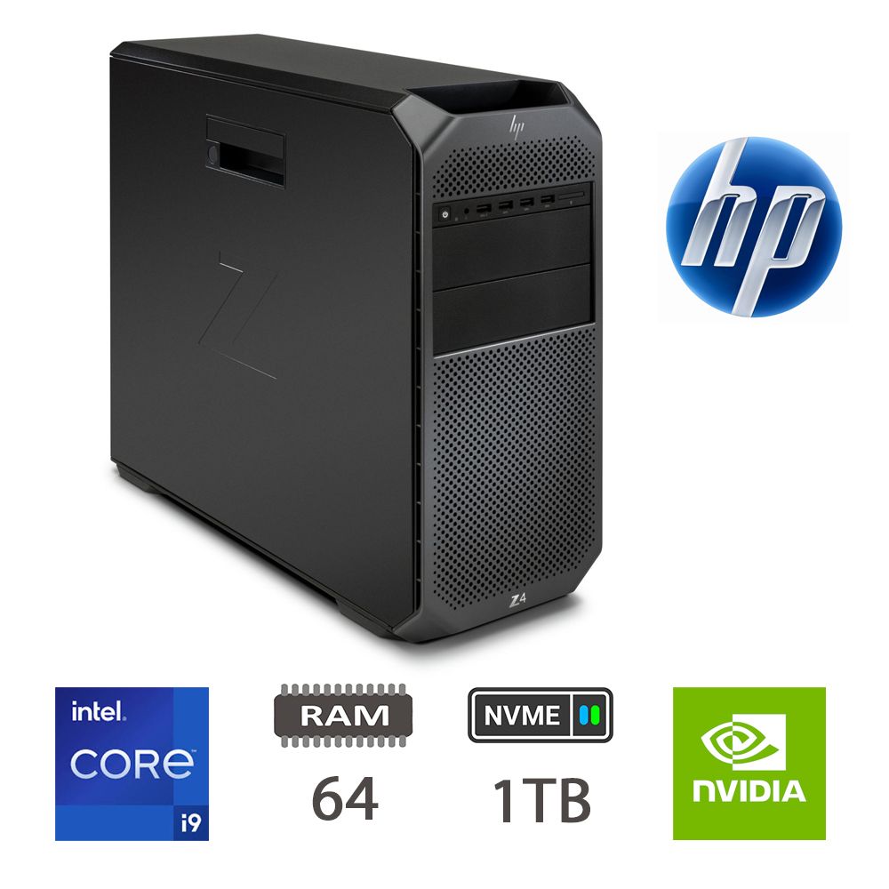 HP Z4 G4 I9-10980XE/64/NVME1TB/M6000-24GB/W11P/2Y