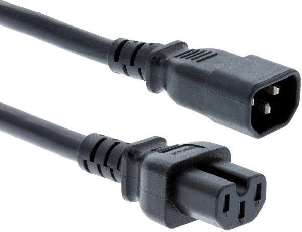 CABINET JUMPER POWER CORD, 250 VAC 13A, C14-C15 CO