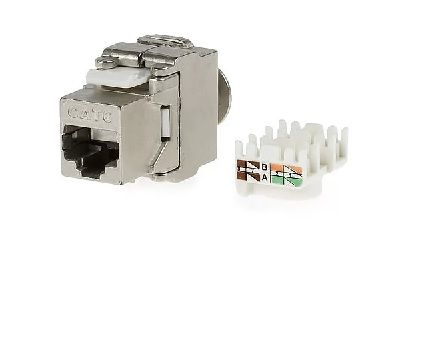 Keystone Jack RJ45 Cat.6 Schermato