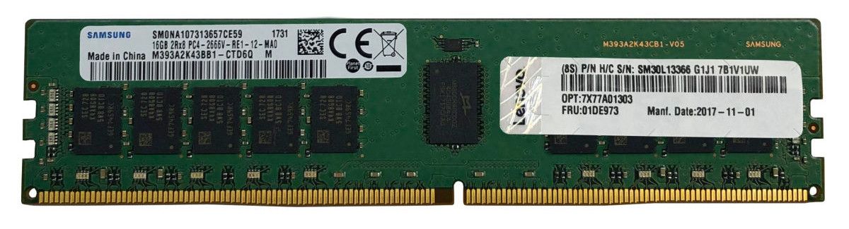 THINKSYSTEM 16GB TRUDDR4 3200 MHZ (2RX8 1.2V)