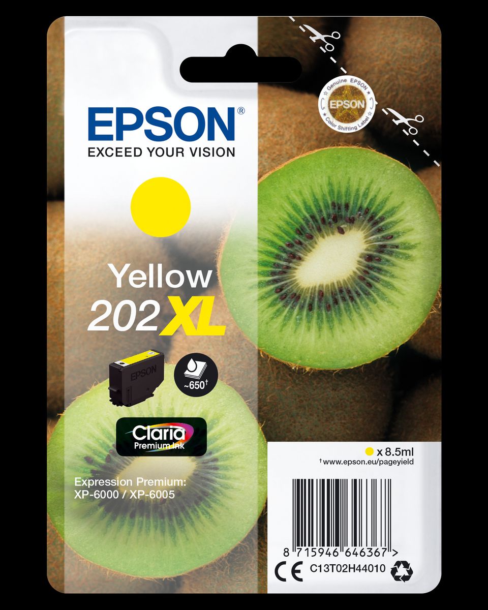 CARTUCCIA 202XL SERIE KIWI GIALLO - 650pag/8,5ml