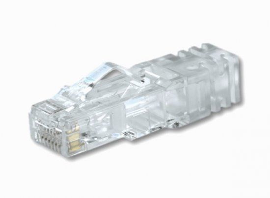MODULAR PLUG 8/8 UTP Cat.6 24AWG (ord.min.100pz.)