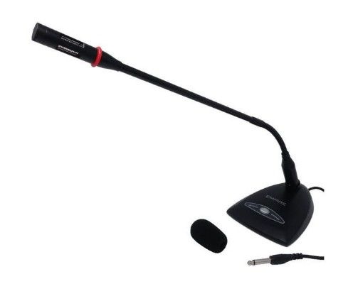 MICROFONO DA SCRIVANIA CON CAVO JACK 6,3 LUNGO 5MT