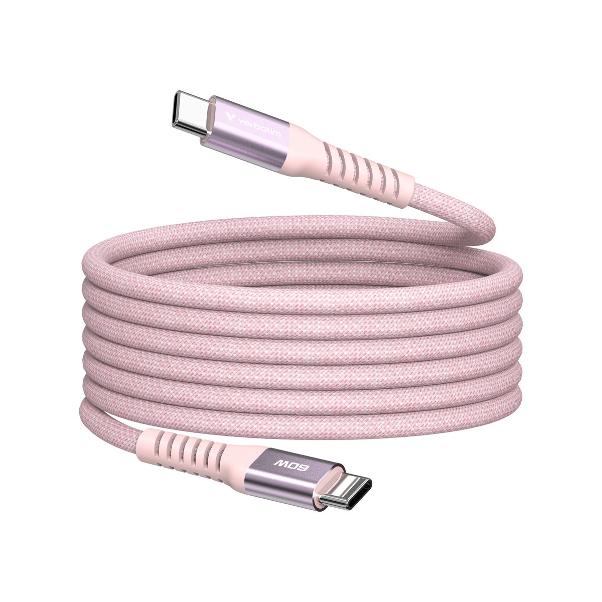 VERBATIM SYNC CHARGE USB-C 60W MAGNETIC 1,2M PINK