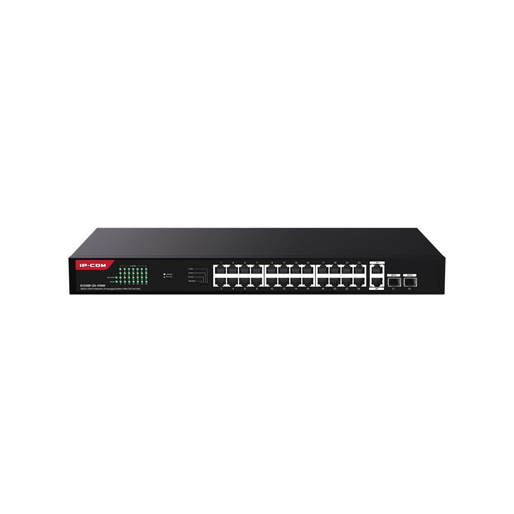 SWITCH POE UNMANAGED, 28 PORT, 24 POE