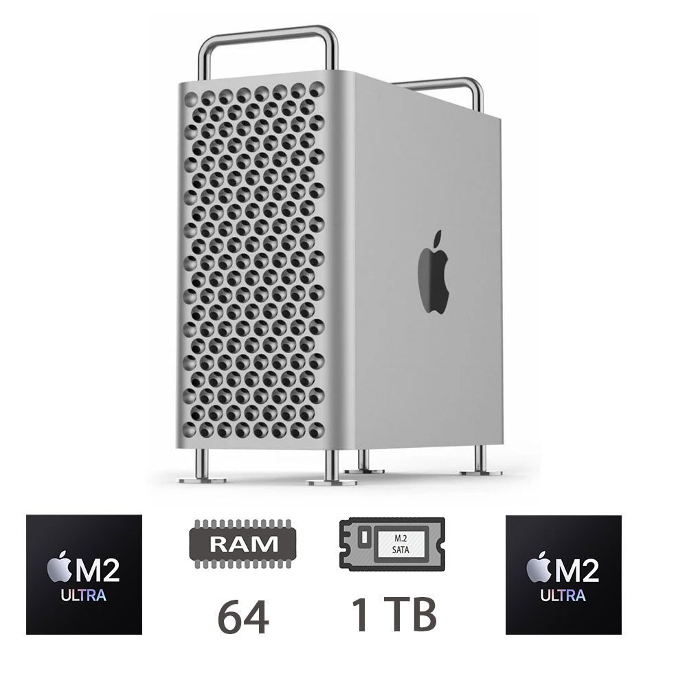 MAC PRO (2023)M2 ULTRA-24C/64/1TB/60C GPU/2Y