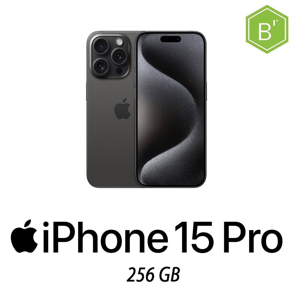 IPHONE 15 PRO 256GB BLACK TITANIUM/2Y - B